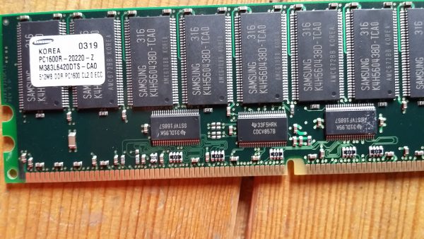 Samsung M383L6420DTS-CA0 512MB Memory RAM PC1600R-20220-Z