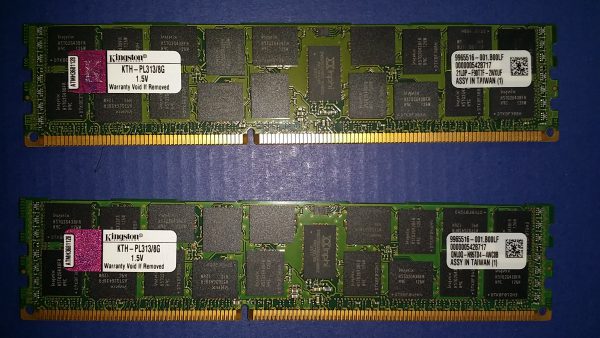 8GB 2Rx8 PC3-10600R DDR3-1333 Registered-ECC
